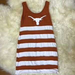 UT Longhorns striped dress
